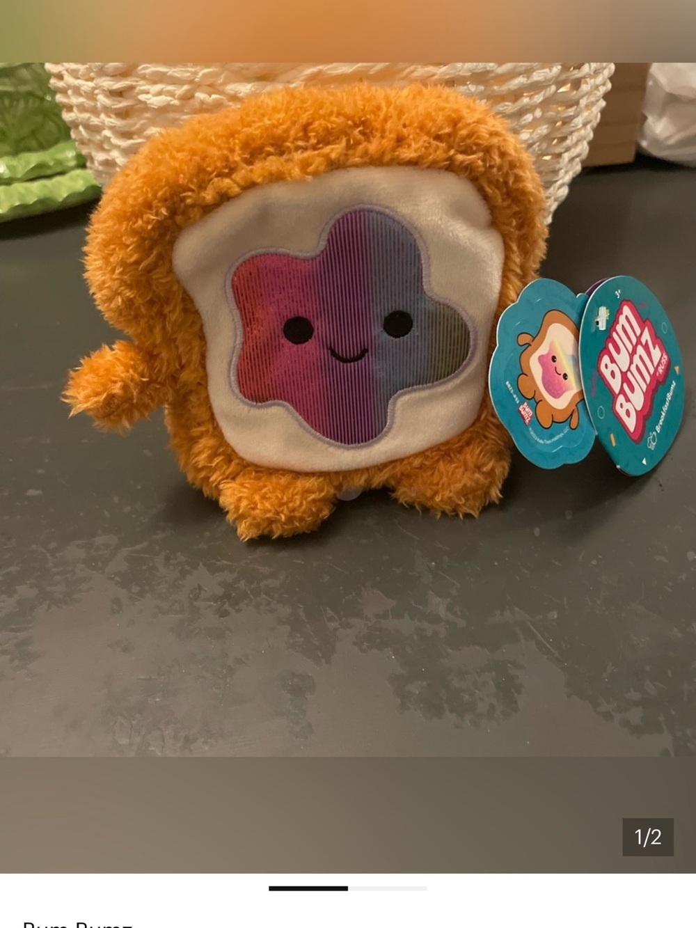 Bumbumz Timothy The Toast Plush Toy - Orange